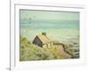 The Customs Hut, Morning, 1882-Claude Monet-Framed Giclee Print