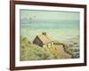 The Customs Hut, Morning, 1882-Claude Monet-Framed Giclee Print