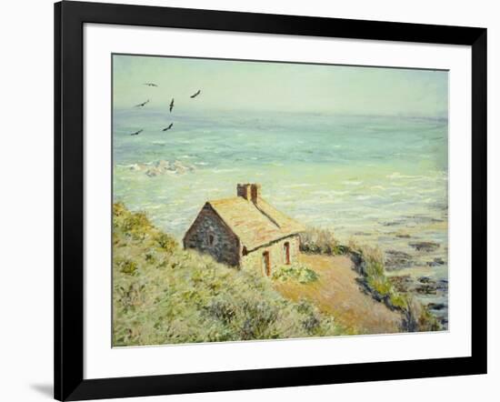 The Customs Hut, Morning, 1882-Claude Monet-Framed Giclee Print