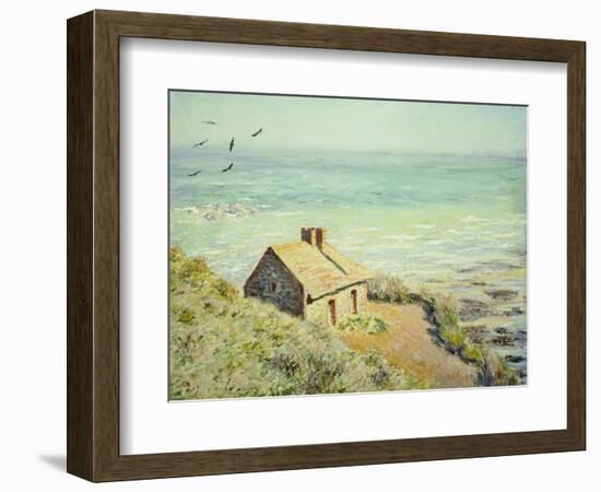 The Customs Hut, Morning, 1882-Claude Monet-Framed Giclee Print