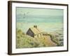 The Customs Hut, Morning, 1882-Claude Monet-Framed Giclee Print