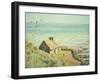 The Customs Hut, Morning, 1882-Claude Monet-Framed Giclee Print