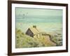 The Customs Hut, Morning, 1882-Claude Monet-Framed Premium Giclee Print