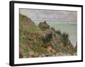 The Customs Officers' Hut at Pourville, 1882-Claude Monet-Framed Giclee Print