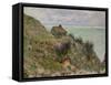 The Customs Officers' Hut at Pourville, 1882-Claude Monet-Framed Stretched Canvas