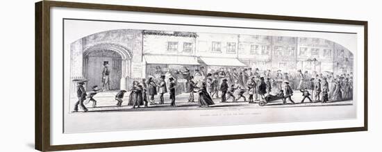 The Cut, Lambeth, London, C1850-Percy Cruikshank-Framed Giclee Print