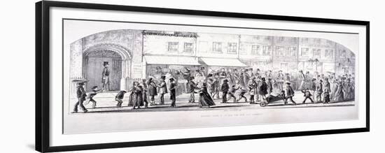 The Cut, Lambeth, London, C1850-Percy Cruikshank-Framed Giclee Print