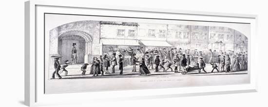 The Cut, Lambeth, London, C1850-Percy Cruikshank-Framed Giclee Print