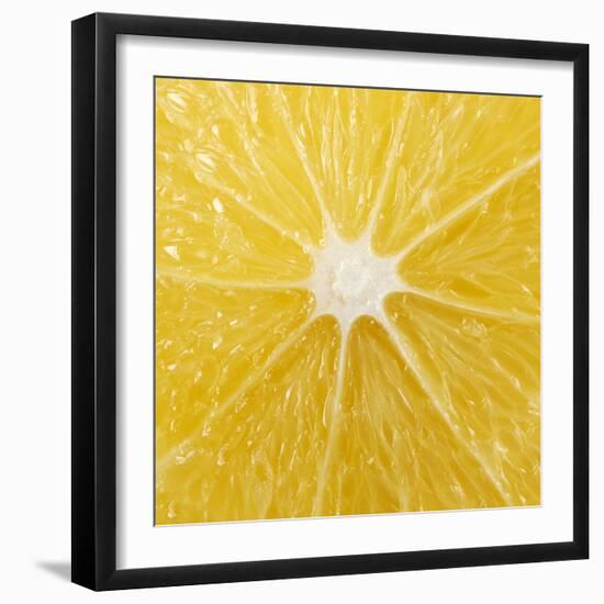 The Cut Surface of a Lemon-null-Framed Photographic Print