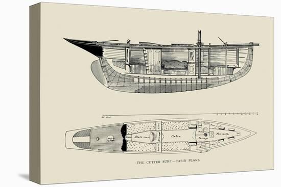 The Cutter Surf, Cabin Plans-Charles P. Kunhardt-Stretched Canvas