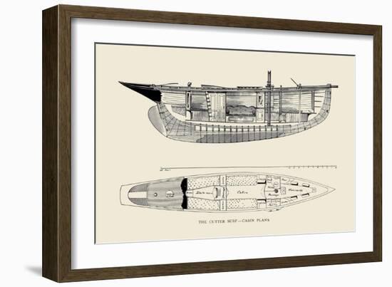 The Cutter Surf, Cabin Plans-Charles P. Kunhardt-Framed Art Print