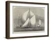 The Cutter-Yacht Kriemhilda Winning Her Majesty's Cup at the Royal Albert Yacht Club Regatta-null-Framed Giclee Print