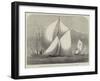 The Cutter-Yacht Kriemhilda Winning Her Majesty's Cup at the Royal Albert Yacht Club Regatta-null-Framed Giclee Print