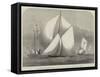 The Cutter-Yacht Kriemhilda Winning Her Majesty's Cup at the Royal Albert Yacht Club Regatta-null-Framed Stretched Canvas