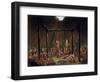 The Cutting Scene, Mandan O-Kee-Pa Ceremony by George Catlin-George Catlin-Framed Giclee Print