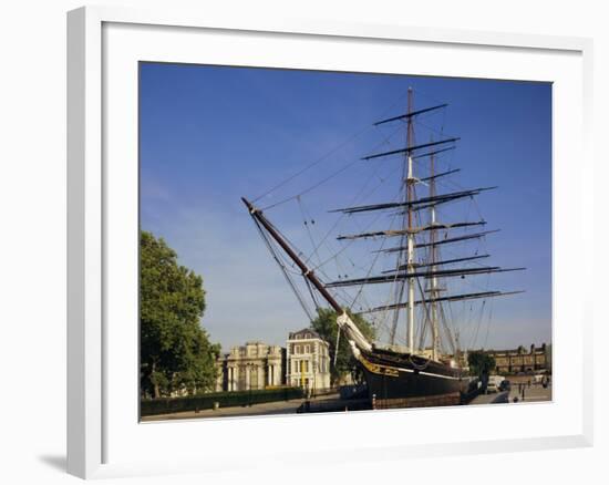 The Cutty Sark, an Old Tea Clipper, Greenwich, London, England, UK-Charles Bowman-Framed Photographic Print