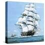 The Cutty Sark-John S. Smith-Stretched Canvas