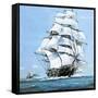 The Cutty Sark-John S. Smith-Framed Stretched Canvas