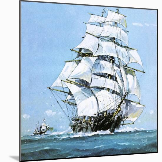 The Cutty Sark-John S. Smith-Mounted Giclee Print