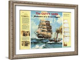 The Cutty Sark-English School-Framed Giclee Print