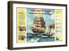 The Cutty Sark-English School-Framed Giclee Print