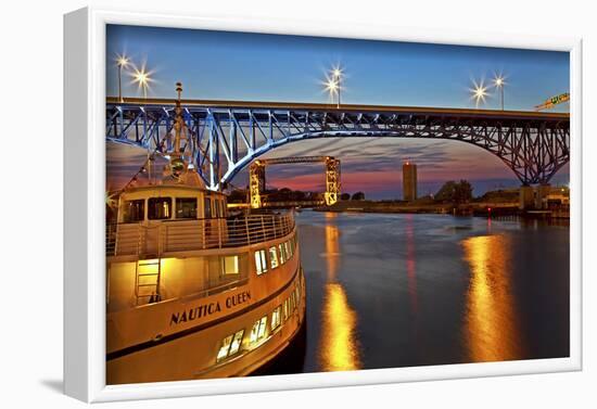 The Cuyahoga River in Cleveland, Ohio, USA-Joe Restuccia III-Framed Photographic Print