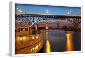 The Cuyahoga River in Cleveland, Ohio, USA-Joe Restuccia III-Framed Photographic Print