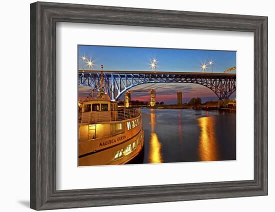 The Cuyahoga River in Cleveland, Ohio, USA-Joe Restuccia III-Framed Photographic Print