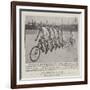 The Cycling Accident at the Crystal Palace-null-Framed Giclee Print