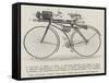 The Cyclist Corps' Bicycle, with Military Equipment-null-Framed Stretched Canvas