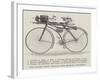 The Cyclist Corps' Bicycle, with Military Equipment-null-Framed Giclee Print