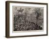 The Cyclist Detachment Passing Hyde Park Corner-Frederic De Haenen-Framed Giclee Print