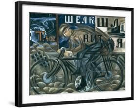 The Cyclist-Natalie Gontcharova-Framed Art Print