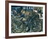 The Cyclist-Natalie Gontcharova-Framed Art Print