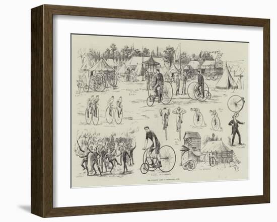 The Cyclists' Camp at Alexandra Park-null-Framed Giclee Print