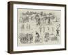 The Cyclists' Camp at Alexandra Park-null-Framed Giclee Print