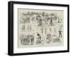 The Cyclists' Camp at Alexandra Park-null-Framed Giclee Print