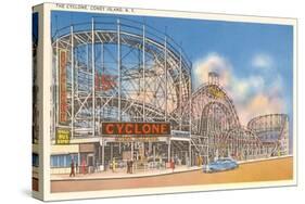 The Cyclone, Coney Island, New York-null-Stretched Canvas