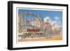 The Cyclone, Coney Island, New York-null-Framed Art Print