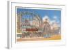 The Cyclone, Coney Island, New York-null-Framed Art Print