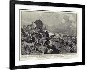 The Cyclone in Sicily, a Scene of Devastation at Modica-null-Framed Giclee Print