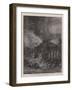 The Cyclone Striking the Eastern End of the Eads Bridge-G. W. Peters-Framed Giclee Print
