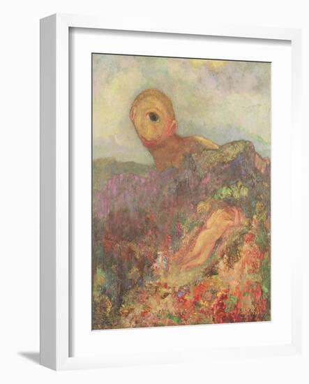 The Cyclops, circa 1914-Odilon Redon-Framed Giclee Print