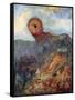 The Cyclops-Odilon Redon-Framed Stretched Canvas