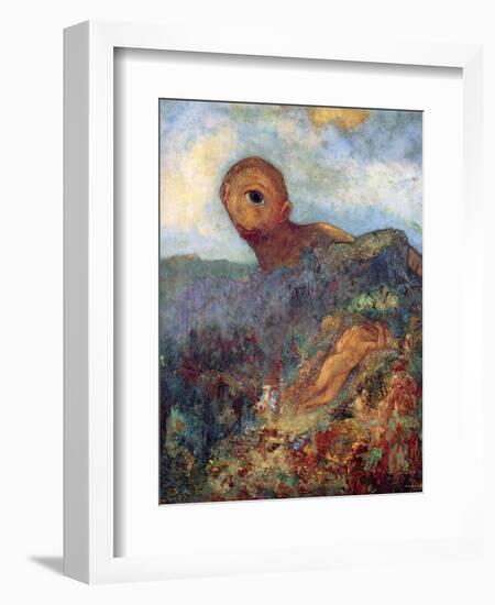 The Cyclops-Odilon Redon-Framed Photographic Print