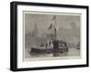 The Cylinder Ship Cleopatra, with the Obelisk, at Westminster Bridge-null-Framed Giclee Print