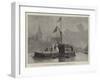 The Cylinder Ship Cleopatra, with the Obelisk, at Westminster Bridge-null-Framed Giclee Print