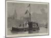 The Cylinder Ship Cleopatra, with the Obelisk, at Westminster Bridge-null-Mounted Giclee Print