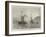 The Cylinder Vessel Cleopatra Leaving Ferrol in Tow of the Steam-Tug Anglia-null-Framed Giclee Print