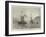 The Cylinder Vessel Cleopatra Leaving Ferrol in Tow of the Steam-Tug Anglia-null-Framed Giclee Print